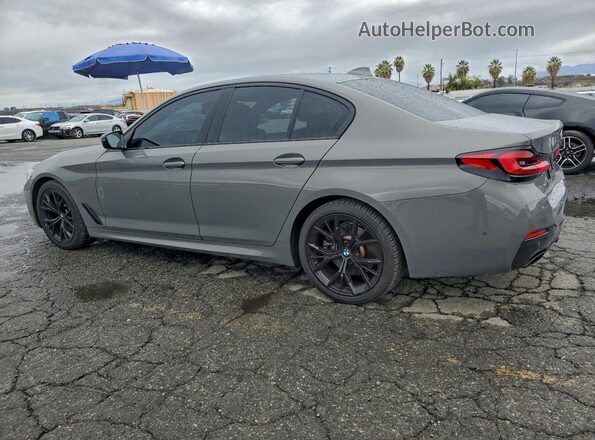 WBA53BH04NCJ21176 2022 BMW 5 SERIES Серый Задняя левая четверть