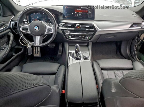 WBA53BH04NCJ21176 2022 BMW 5 SERIES Серый Вид панели приборов