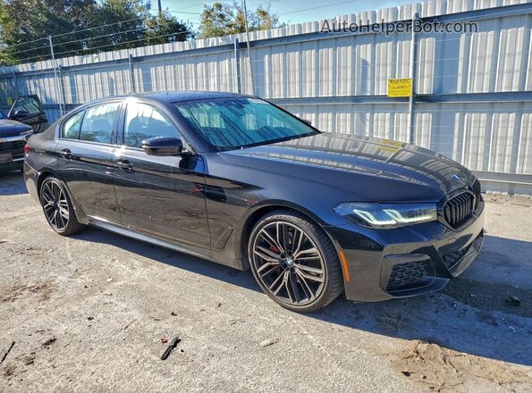 WBA53BH04PCN17403 2023 BMW 5 SERIES Black Przód prawy