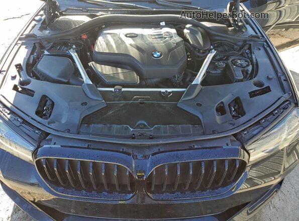 WBA53BH04PCN17403 2023 BMW 5 SERIES Black Widok wnętrza z tyłu