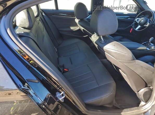 WBA53BH04PCN17403 2023 BMW 5 SERIES Black Widok tylnych siedzeń