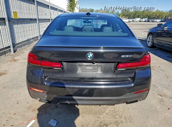 WBA53BH04PCN17403 2023 BMW 5 SERIES Black Widok z tyłu