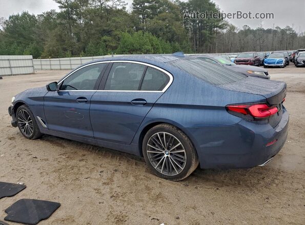 WBA53BH07PCM47363 2023 BMW 5 SERIES Blue Задня ліва чверть