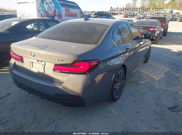 WBA53BH09NCJ19701 2022 BMW 5 SERIES Gray უკანა მარჯვენა