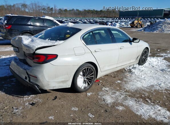 WBA53BH09NWX80529 2022 BMW 5 SERIES Белый Задняя правая четверть