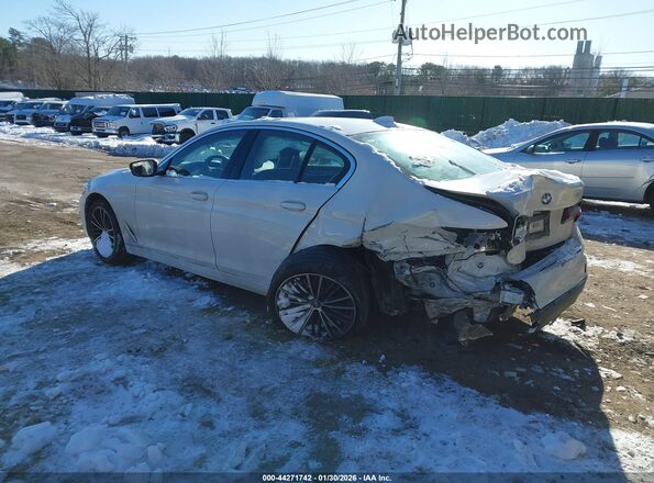 WBA53BH09NWX80529 2022 BMW 5 SERIES Белый Задняя левая четверть