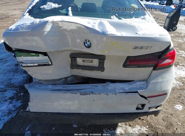 WBA53BH09NWX80529 2022 BMW 5 SERIES Белый Вид спереди