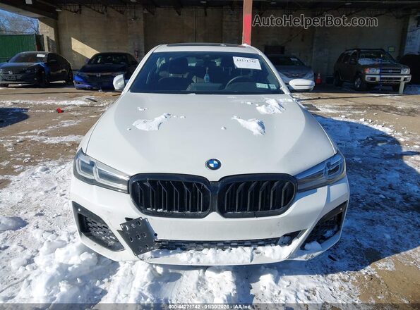 WBA53BH09NWX80529 2022 BMW 5 SERIES Белый Вид щитка приборов