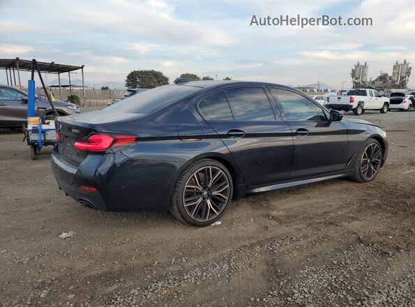 WBA53BH0XNWX58474 2022 BMW 5 SERIES Black Tył prawy