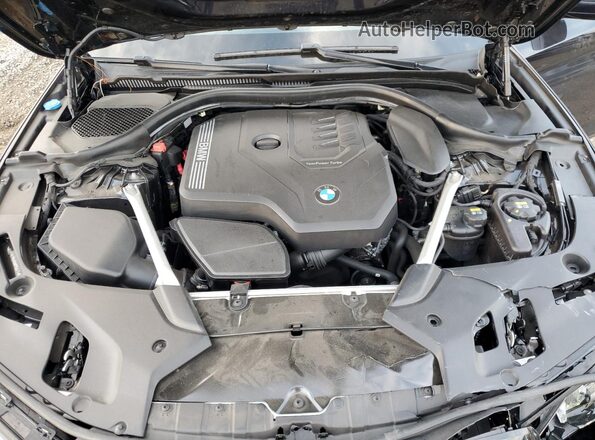 WBA53BH0XNWX58474 2022 BMW 5 SERIES Black Widok wnętrza z tyłu