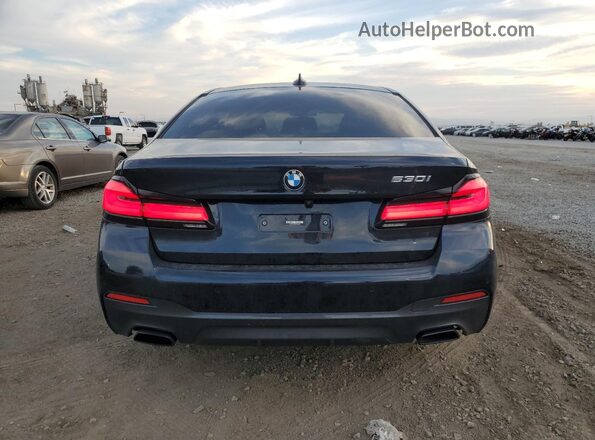 WBA53BH0XNWX58474 2022 BMW 5 SERIES Black Widok z tyłu