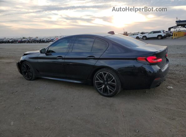 WBA53BH0XNWX58474 2022 BMW 5 SERIES Black Tył lewy