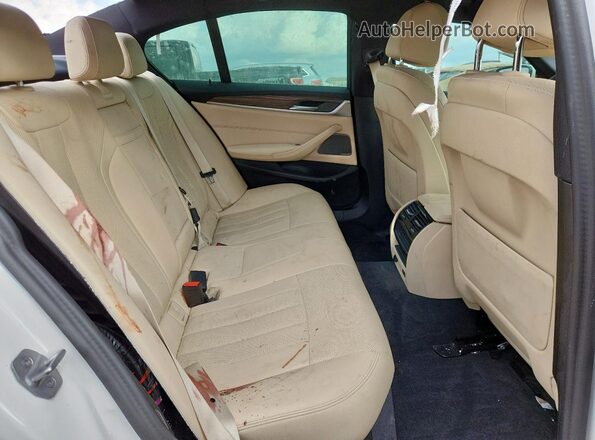 WBA53BH0XPWY20006 2023 BMW 5 SERIES White Հետևի նստատեղերի տեսք