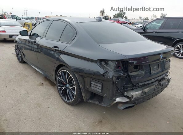 WBA53BJ03NWX58147 2022 BMW 5 SERIES Серый Задняя левая четверть