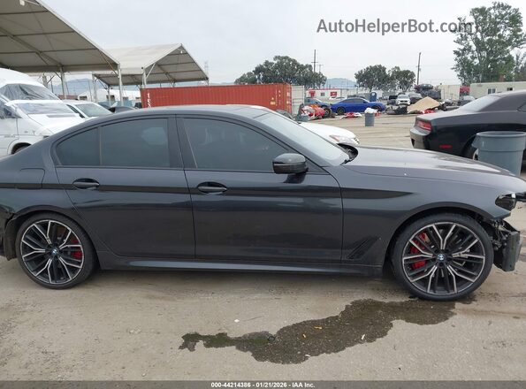WBA53BJ03NWX58147 2022 BMW 5 SERIES Серый Панорамный вид салона 360°