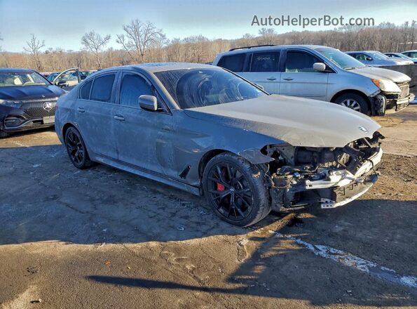 WBA53BJ06MWX25416 2021 BMW 5 SERIES Gray Przód prawy