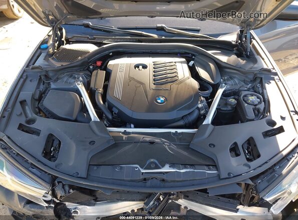 WBA53BJ06MWX31975 2021 BMW 5 SERIES Gray Rear view