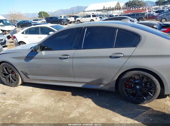 WBA53BJ06MWX31975 2021 BMW 5 SERIES Gray 