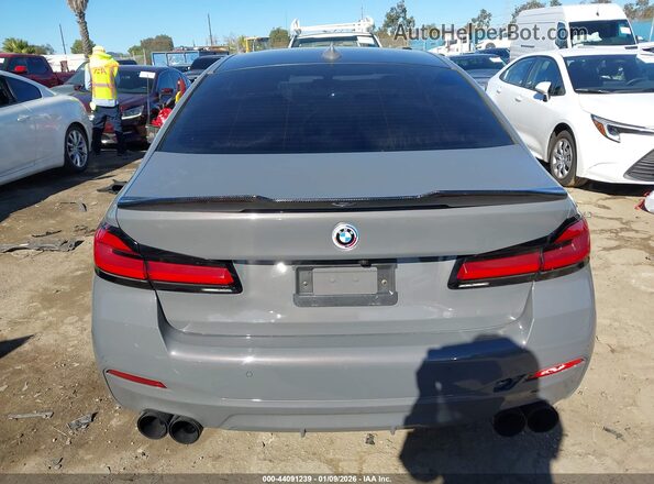 WBA53BJ06MWX31975 2021 BMW 5 SERIES Gray 