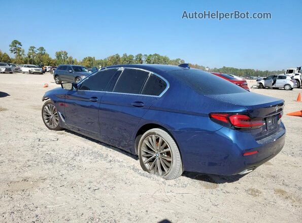WBA53BJ06PWY19512 2023 BMW 5 SERIES Blue Rear left