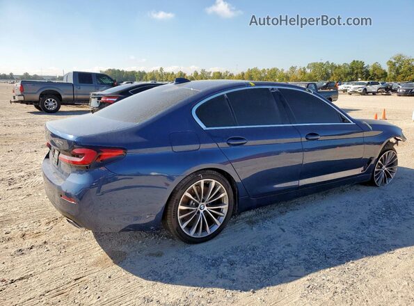 WBA53BJ06PWY19512 2023 BMW 5 SERIES Blue Rear right