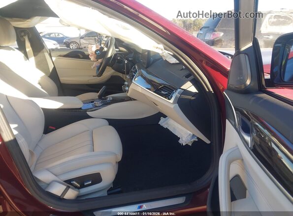 WBA53BJ07PCM73181 2023 BMW 5 SERIES Burgundy Front interior view