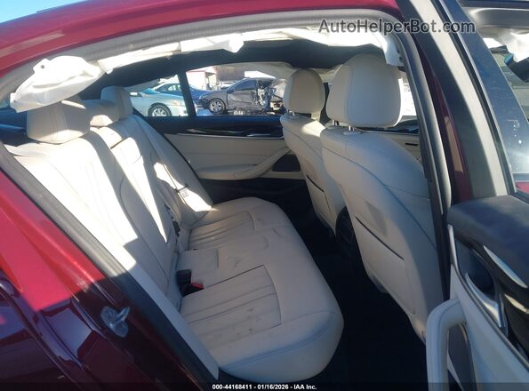WBA53BJ07PCM73181 2023 BMW 5 SERIES Burgundy VIN sticker view