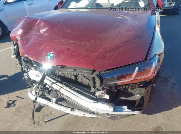 WBA53BJ07PCM73181 2023 BMW 5 SERIES Burgundy Front view