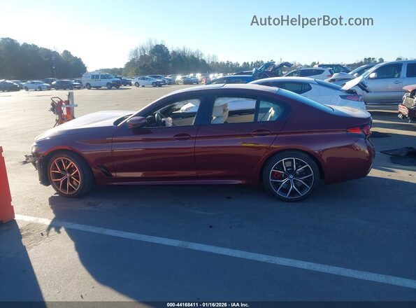 WBA53BJ07PCM73181 2023 BMW 5 SERIES Burgundy 