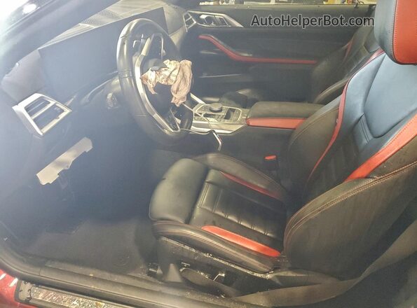 WBA53DB07SCT43727 2025 BMW 4 SERIES Burgundy Вид салону спереду