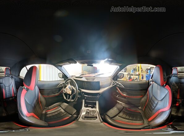 WBA53DB07SCT43727 2025 BMW 4 SERIES Burgundy Вид наклейки з VIN-кодом