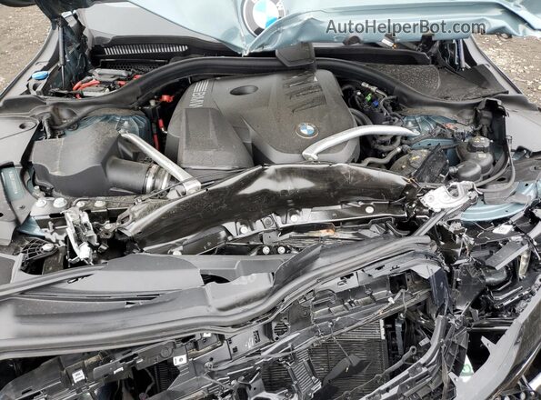WBA53FJ06RCP91559 2024 BMW 5 SERIES Blue Rear interior view