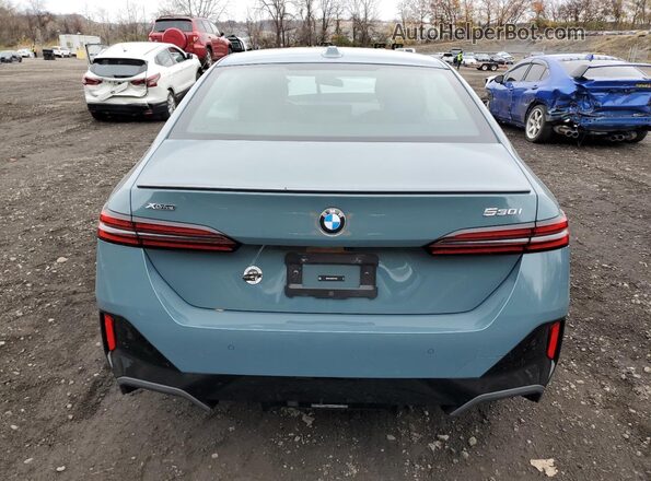 WBA53FJ06RCP91559 2024 BMW 5 SERIES Blue Rear view