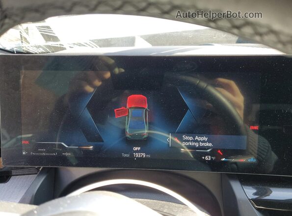 WBA53FJ06RCP91559 2024 BMW 5 SERIES Blue Instrument cluster view