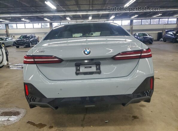 WBA53FJ07TCW29687 2026 BMW 5 SERIES Gray Rear view