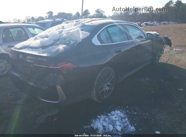 WBA53FJ09TCW82830 2026 BMW 5 SERIES Black Հետևի աջ