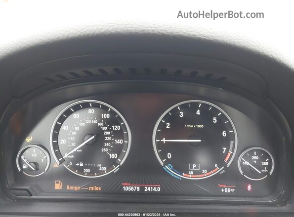 WBA5A5C50GD527575 2016 BMW 7 SERIES White Widok tylnych siedzeń