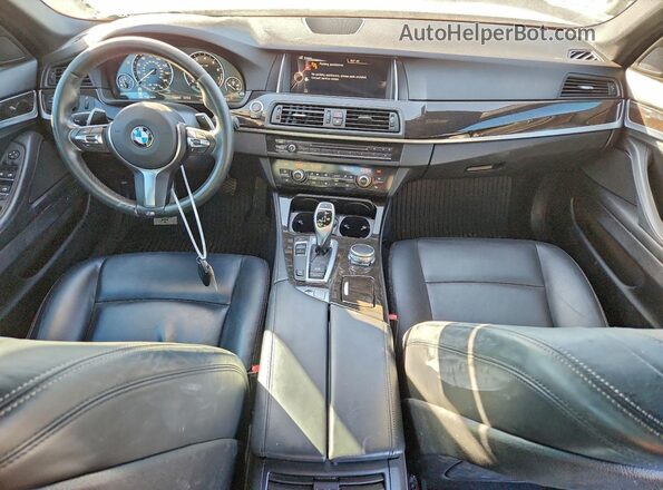WBA5B1C57GG552770 2016 BMW 5 SERIES Black Widok deski rozdzielczej