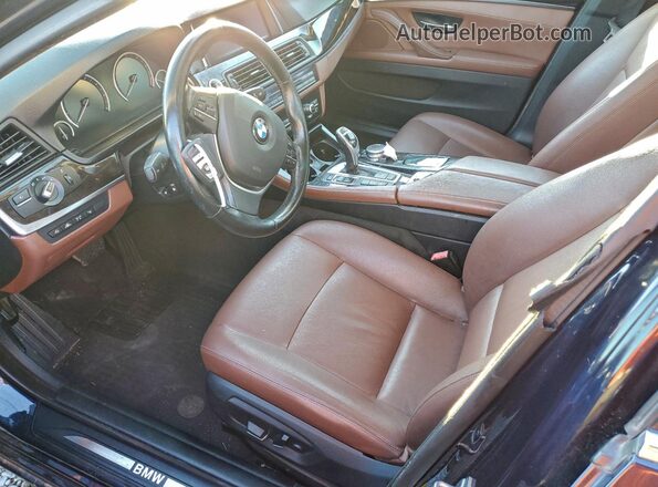WBA5B3C50GG254914 2016 BMW 5 SERIES Blue Vista interior delantera