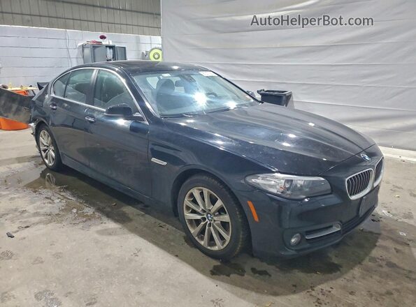 WBA5B3C52GG254624 2016 BMW 5 SERIES Black Передня права чверть