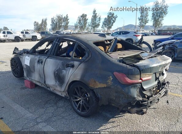 WBA5R1C54KAK09227 2019 BMW 3 SERIES Black Tył lewy