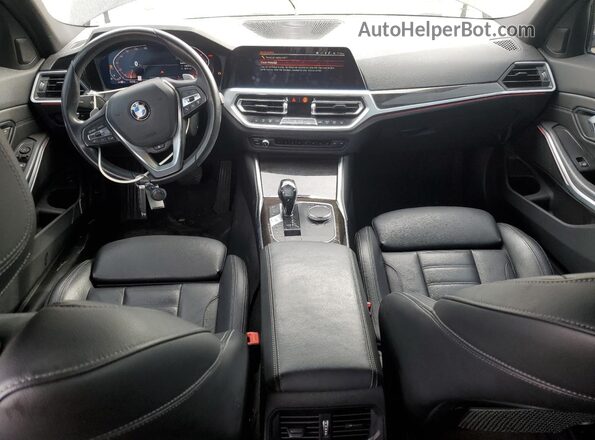WBA5R7C09LFH52717 2020 BMW 3 SERIES Black წინა პანელის ხედი