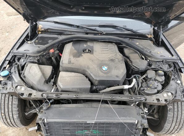 WBA5R7C09LFH52717 2020 BMW 3 SERIES Black უკანა სალონის ხედი