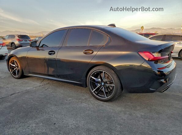 WBA5U7C02LFH88375 2020 BMW M3 Черный Задняя левая четверть