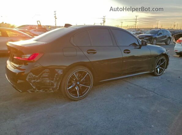 WBA5U7C02LFH88375 2020 BMW M3 Черный Задняя правая четверть
