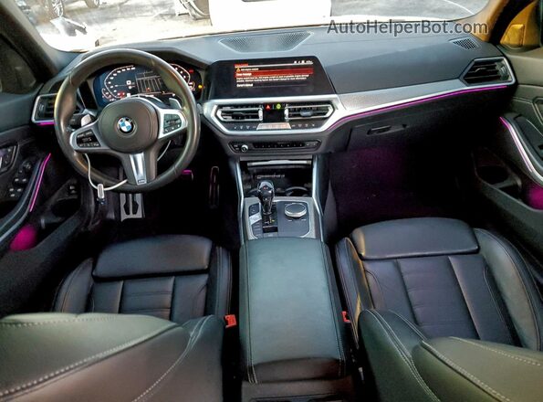 WBA5U7C02LFH88375 2020 BMW M3 Черный Вид панели приборов