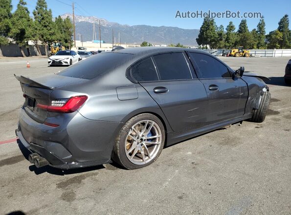 WBA5U7C03LFH22255 2020 BMW M3 Gray Tył prawy