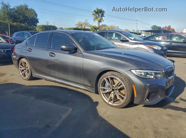 WBA5U7C06LFH12576 2020 BMW M3 Gray Front right