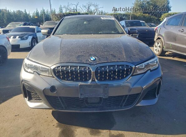WBA5U7C06LFH12576 2020 BMW M3 Gray Front view