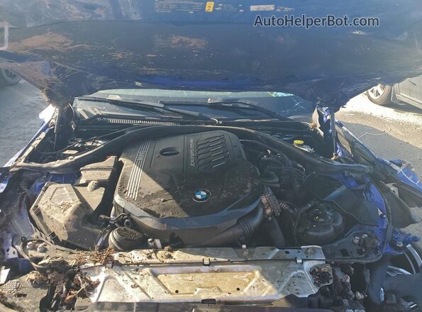 WBA5U9C02LAF54682 2020 BMW M3 Blue Rear interior view